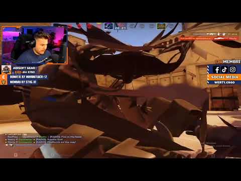 Werty injura pe live !