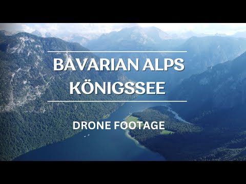 Germany Bavarian Alps | Königssee | Bischofswiesen | Drone footage 4K