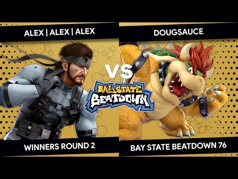 Bay State Beatdown 76 - Dougsauce (Bowser) vs Alex | Alex | Alex (Snake) - Winners Round 2