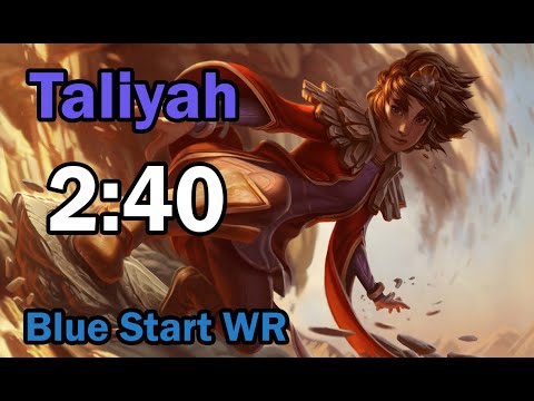Taliyah Jungle 2:40 Blue Clear (1 smite) [26.2]