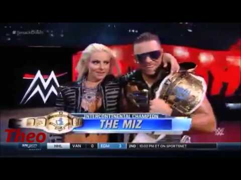 The Miz and Maryse entrance in WWE SmackDown 2016