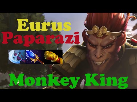 Eurus ( Paparazi ) Monkey King Rampage Gameplay Pro Players GG DotA 2