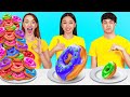 GROßER VS MITTLERER VS KLEINER TELLER🍩 Wer ist der Glücklichste?🍟 Von 123 GO!