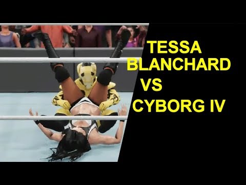 WWE 2K18 Tessa Blanchard vs Cyborg IV - Iron Mixed Match