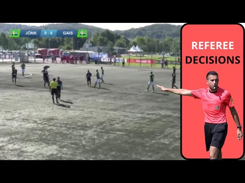 Referee decisions: Gothia Cup 2016: B18 - 1/8 final