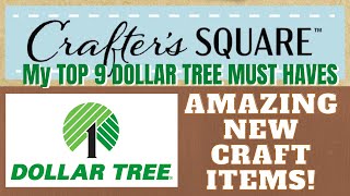 💥AMAZING NEW Dollar Tree Craft Items 💥 Crafters Square items | Don’t Miss Out! 💥