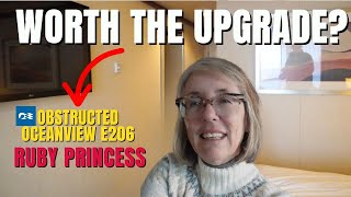 Princess Ruby Princess Obstructed Oceanview Cabin: Is it Worth It?