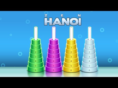Zen Hanoi - Smart and Fun Puzzle Tower Game Video