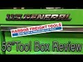 Harbor Freight Tool US General 56" Lime Green Tool Box by Hicks House Videos