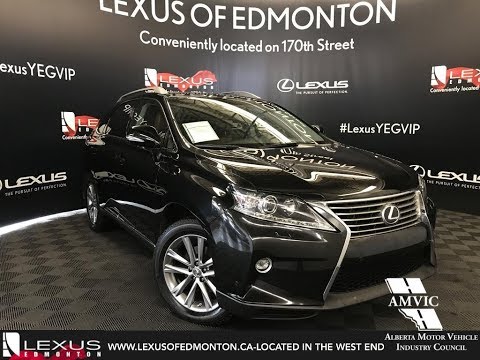 Used Black 2015 Lexus RX 350 Technology Package Walkaround Review Slave Lake Alberta