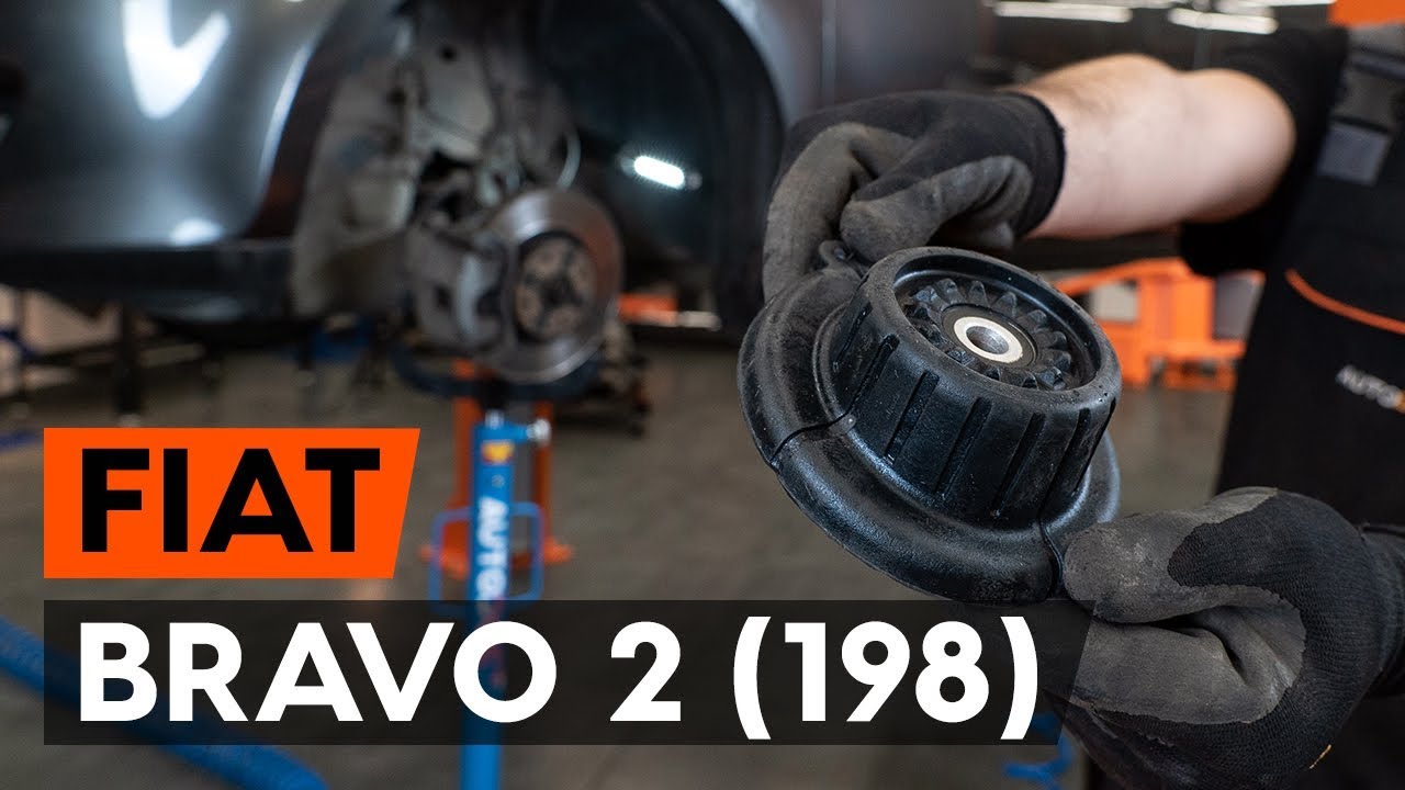Jak vyměnit přední uložení tlumiče na Fiat Bravo 2 – návod k výměně