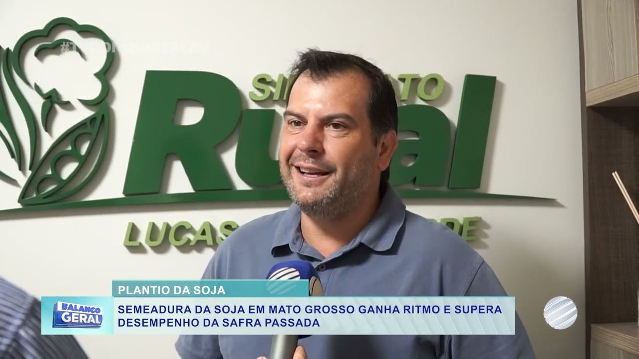 Mato Grosso avança no plantio da soja 2025/26 com condições climáticas favoráveis.