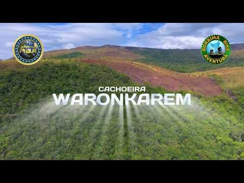 Visão 360° da Cachoeira do Waronkarem - Uiramutã - Roraima @rba-roraimabikeaventura segue a gente!