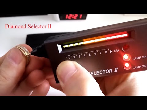 Проверка драгоценных камней на подлинность. Тестер Diamond Selector II.
