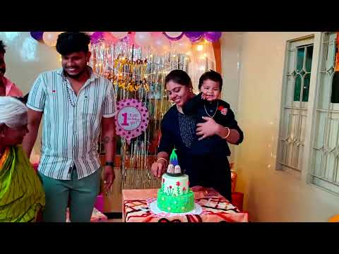❤️Sasini First Birthday Cake Cutting Video (18/12/23)
