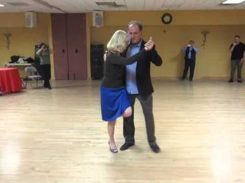 Dragan & Olga - Tango - Demo after Tango Workshop - Barridas