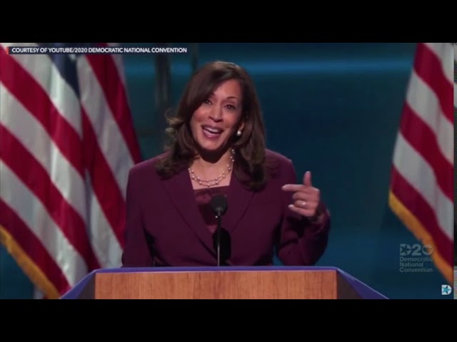 Harris, making history as VP pick, condemns Trump’s leadership ‘failure’