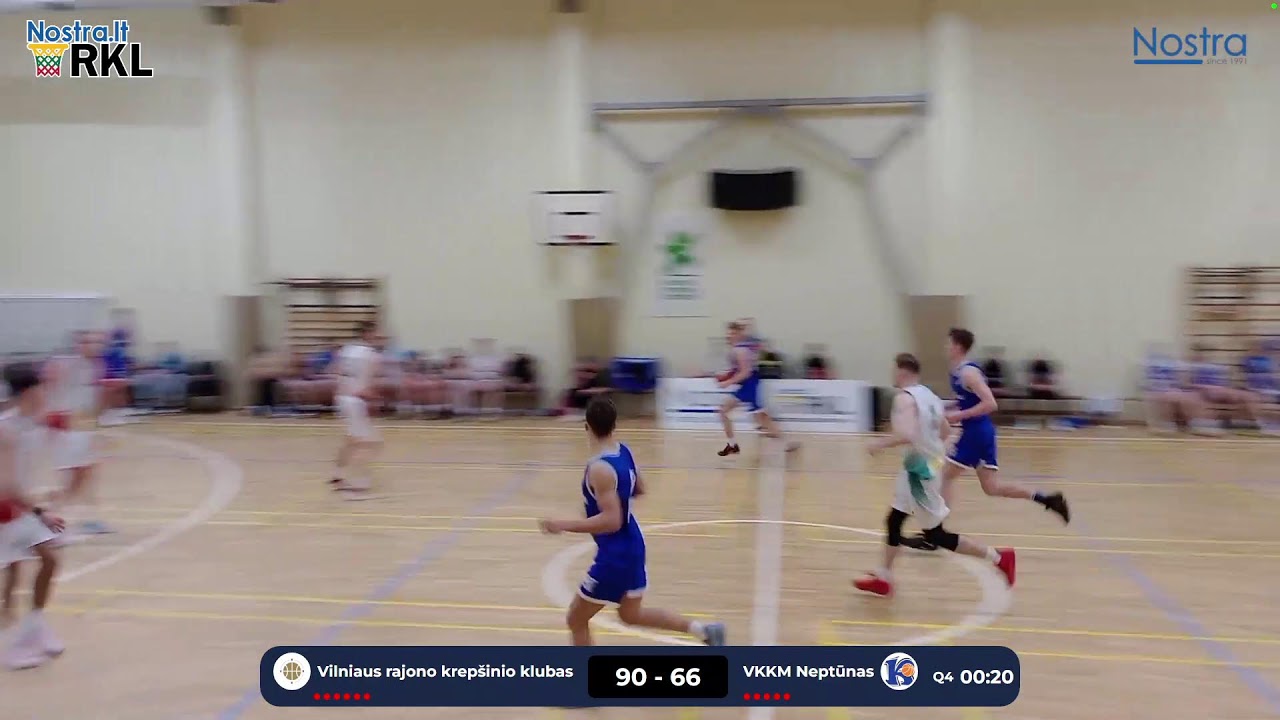 Nostra.lt-RKL B diviziono atkrintamųjų rungtynės: Vilniaus rajono krepšinio klubas - VKKM-Neptūnas