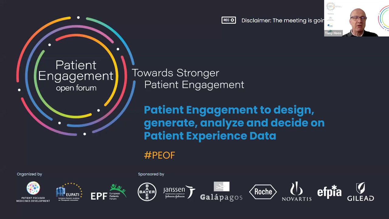 PEOF 2021: Patient Engagement to design, generate, analyze and decide on Patient Experience Data