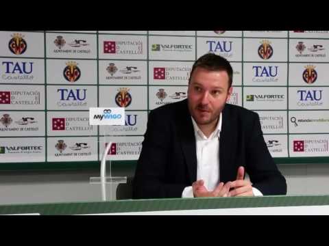 Rueda de prensa Toni Ten (TAU CASTELLO - FC BARCELONA B)