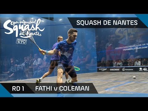 Squash: Fathi v Coleman - Squash de Nanates 2016 Rd1 Highlights