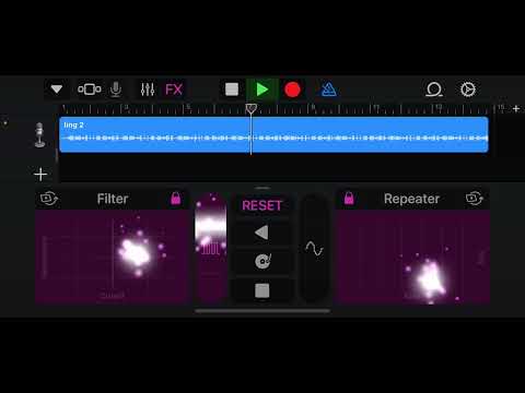 First time trying to make a beat on GarageBand (Skype)