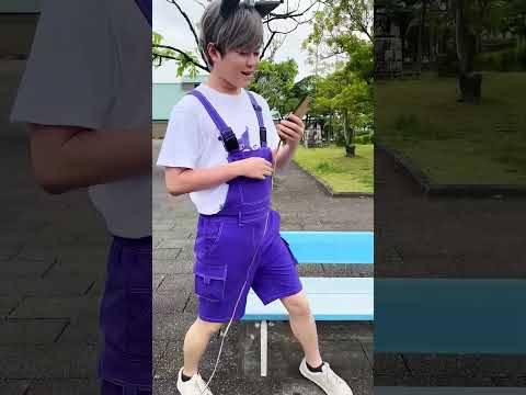 Hermano tiene un cable muy largo para ir al parque! 🛝😱