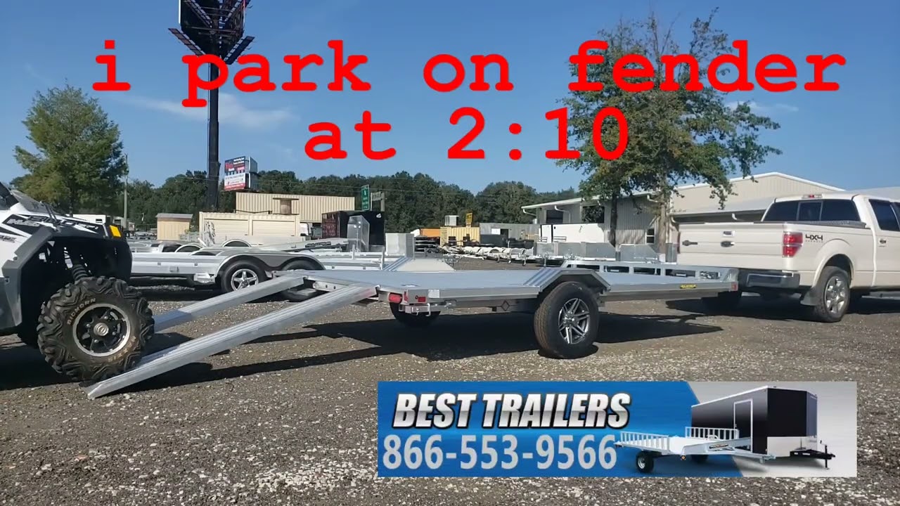 New 2025 Aluma Wide Body Offroad Trailer With Drive Over Fenders For