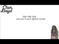 Cher Lloyd The Clapping Song Lyrics 