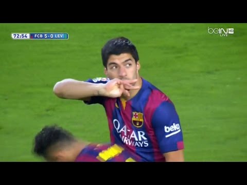 Luis Suarez vs Levante Home HD 720p (15/02/2015) (English Commentary)