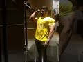 Vinay Pandey Indian Railways Bodybuilder at gym