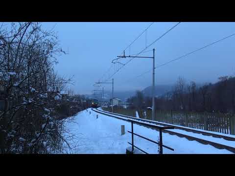 PILOTA MAZINGA Z IN TRANSITO NELLA NEVE A ROBILANTE (CN) GIOV. 20 - 12 - 2018