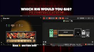 WHICH RIG WOULD YOU GIG? BIAS X or TH-U #biasx #overloudthu #guitar #kifrif #drprophecy