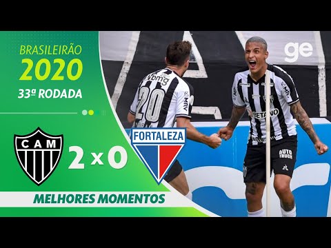 Gols e lances de Atlético Mineiro x Fortaleza