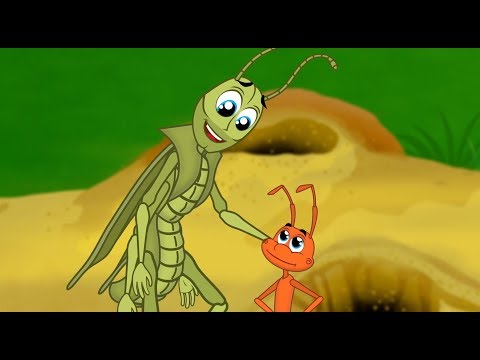 A Cigarra e a Formiga | Fabula |  Desenho animado infantil com os Amiguinhos