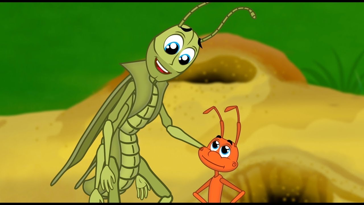 A Cigarra e a Formiga | Fabula | Desenho animado infantil com os Amiguinhos