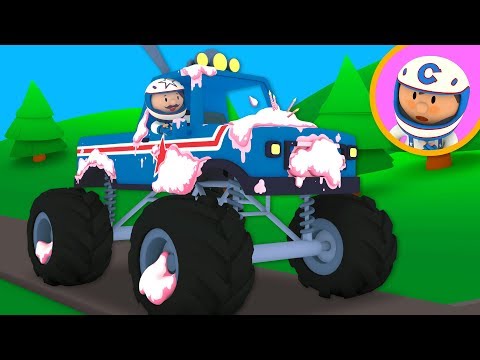 Monster Truck At The Car Wash | Carl's Car Wash