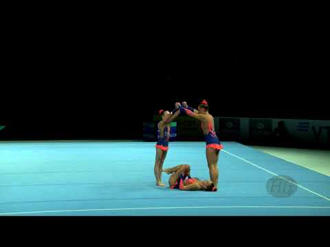 Belgium (BEL) - 2018 Acrobatic Worlds, Antwerpen (BEL) - Balance  Women's Group