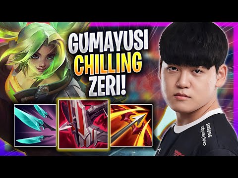GUMAYUSI CHILLING WITH ZERI! - T1 Gumayusi Plays Zeri ADC vs Xayah! | Season 2023