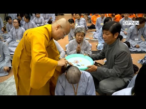 Lễ Xuất Gia cho 167 tu sinh tại Chùa Giác Ngộ trong khóa tu Xuất Gia Gieo Duyên lần 5 