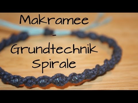Makramee: Grundtechnik Spirale