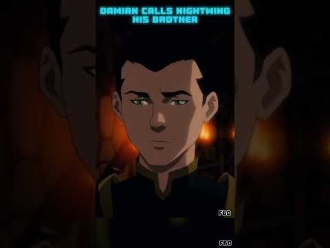 damian called nightwing his brother #shorts#batman#batfamily#viral#damianwayne#robin