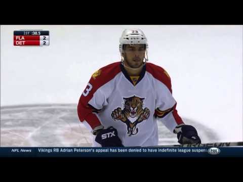 Gustav Nyquist Backhand Goal vs Panthers 12/12/14