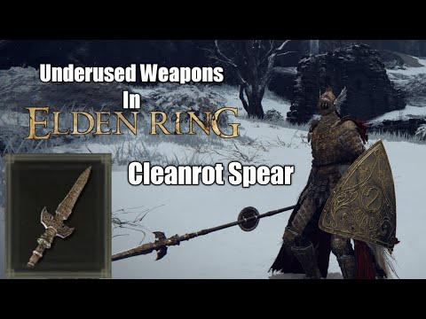 Underused Cool Weapons In Elden Ring: Cleanrot Spear #eldenring