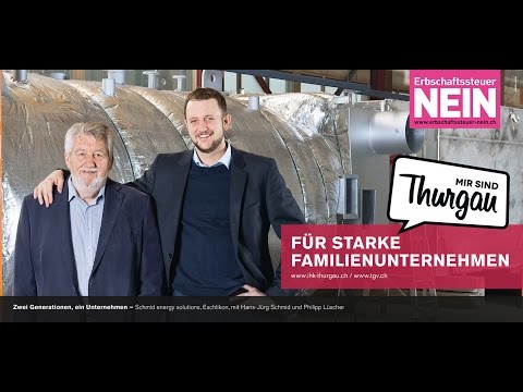 Erbschaftssteuer NEIN, Schmid energy solutions, Eschlikon