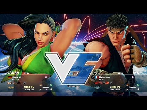 Rikimaroue ( Ryu ) VS chopsocky ( Laura ) HD 1080p - Street Fighter 5