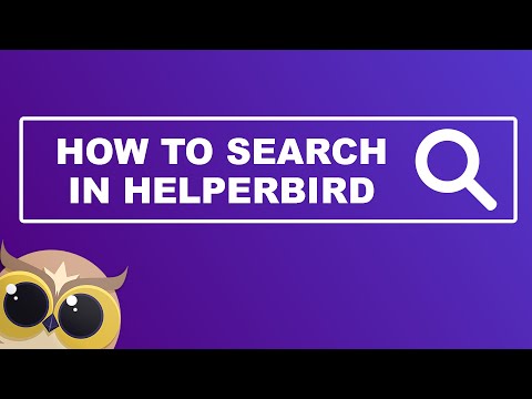 How to Search in Helperbird