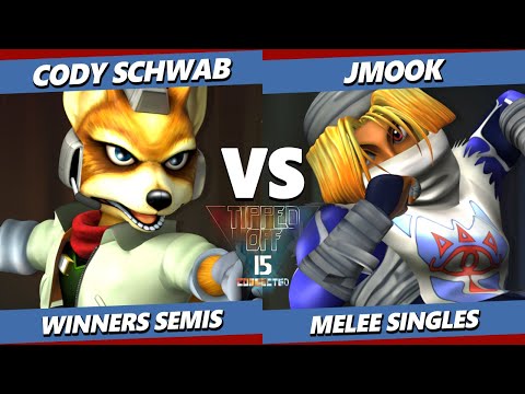 Tipped Off 15 TOP 8 - Cody Schwab (Fox) Vs. Jmook (Sheik) Smash Melee - SSBM