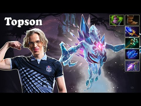 Topson - Ancient Apparition Midlane vs Notail Mars | Dota 2 7.29b Gameplay