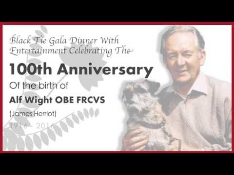 'James Herriot' 100th Anniversary Gala Dinner. 1st October 2016